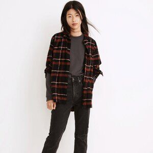 VGUC Madewell Flannel Sunday Shirt in Evins Plaid, Sz XS